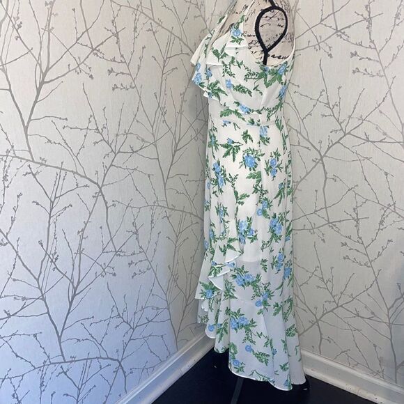Disney Princess Juniors Floral Ruffle midi dress, Size Medium - Picture 5 of 10